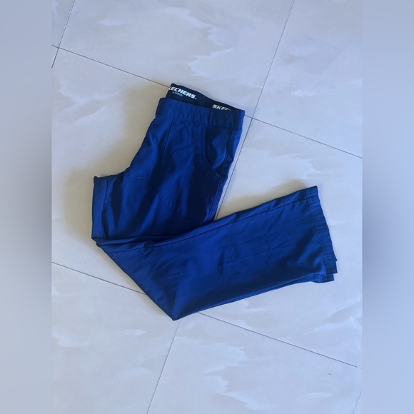 Skechers by Barco Women's Reliance Cargo Drawstring Pant Blue  MP missing string - Picture 7 of 16